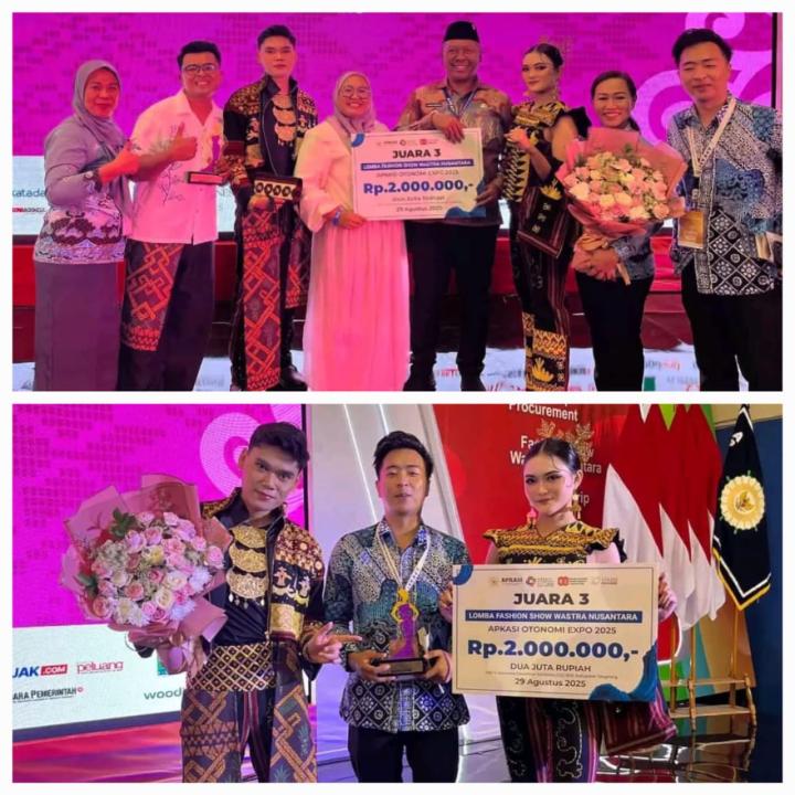 Partisipasi Aktif Lampung Tengah di Wastra Nusantara AOE 2025 Berbuah Manis: Juara 3 Fashion Show